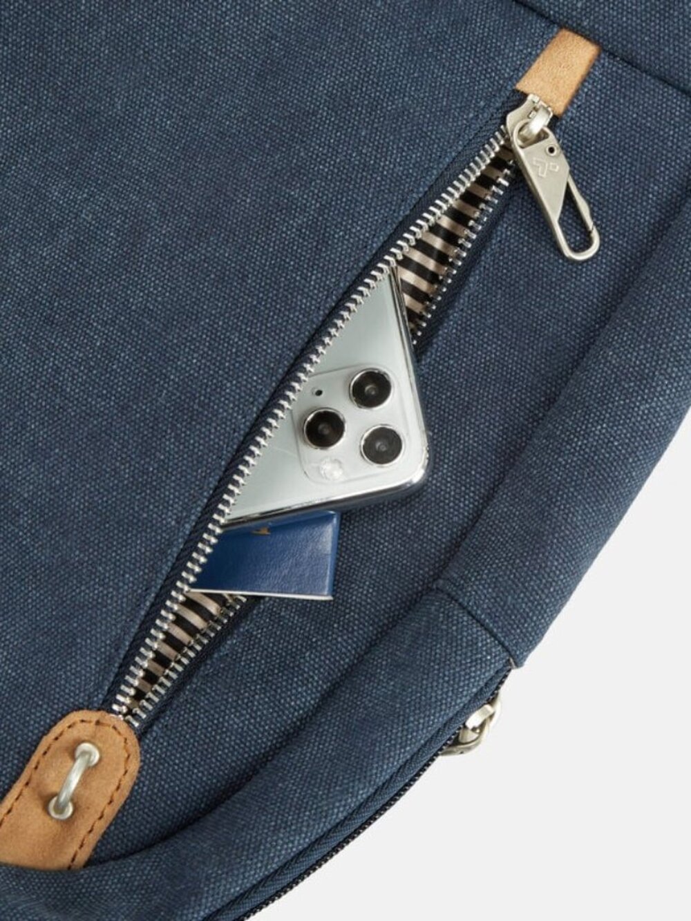 Travelon Indigo Anti-Theft Heritage Sling/NWT - Picture 12 of 16